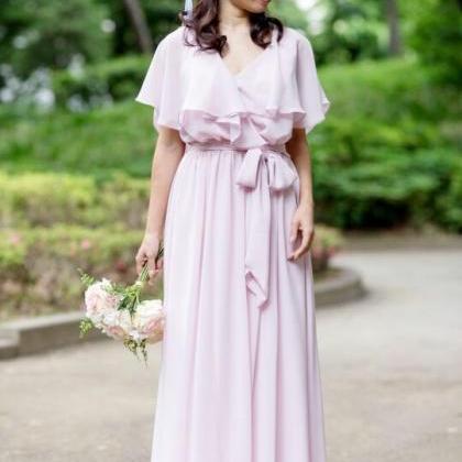 152colors Custom-made Bridesmaid Dress Chiffon..