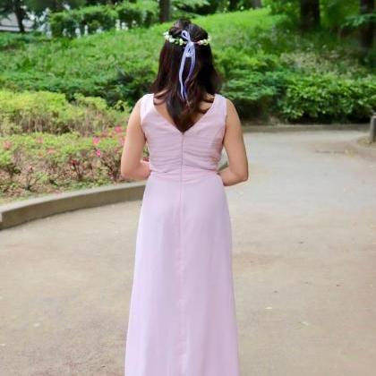152colors Custom-made Bridesmaid Dress V Neck..